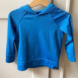 Patagonia Baby UPF Sun Shirt Hoodie- 12-18 Months
